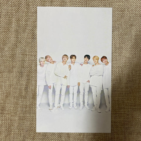 BTS GROUP #12 [ BTS X MEDIHEAL ] Official Postcard with All Members / New / Gift