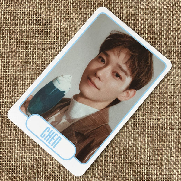 EXO CHEN [CREAM SODA POP-UP] Official Trading Card Photocard, B Ver. / Gift