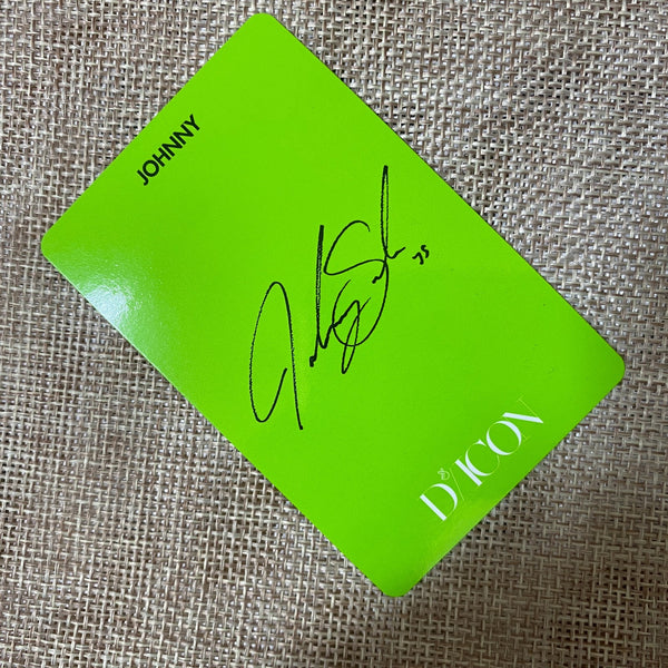 NCT Dream JOHNNY #2 [ 2019 Dicon Custom Book ] Official Photocard / New / Gift