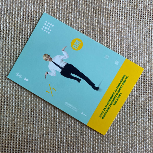 BTS RM 1/7 [ 3rd Muster ARMY.ZIP ] Official Player Card Photocard / New / Gift