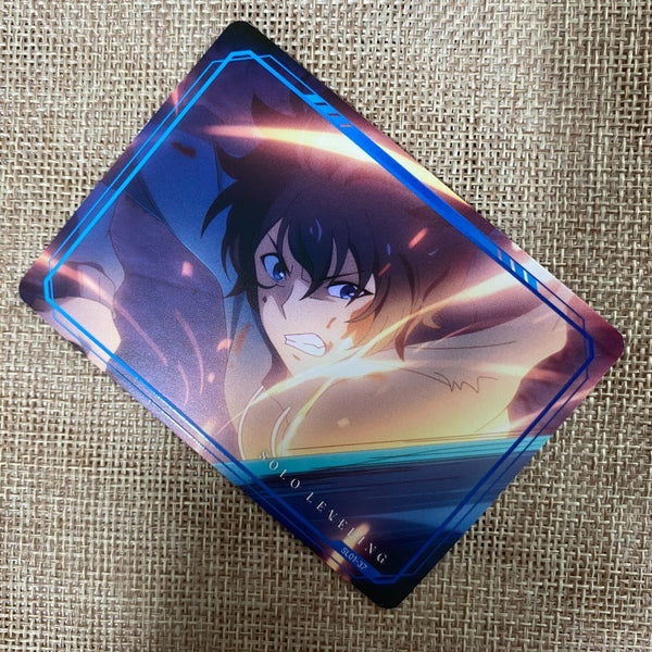 Solo Leveling SL01-37 / Double Rare (1pc)  Sung Jin-woo Webtoon Trading Card /