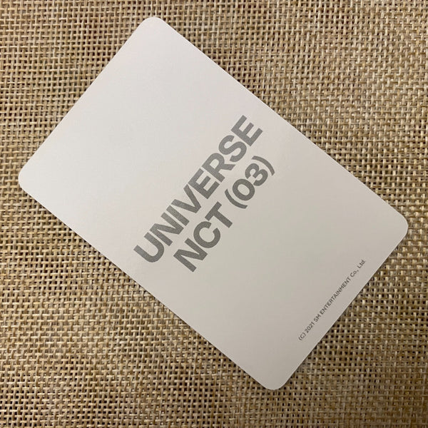 NCT TAEYONG [ UNIVERSE SMTOWN MD ] Official Binder Photocard / New, Rare / Gift