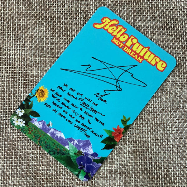 NCT DREAM MARK [ HELLO FUTURE ] Official Photocard, Future Ver. / New / Gift