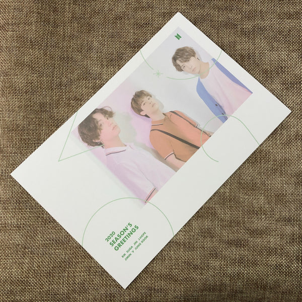 BTS GROUP #2 [2020 Season's Greetings] Official Limited Mini Poster / New / Gift