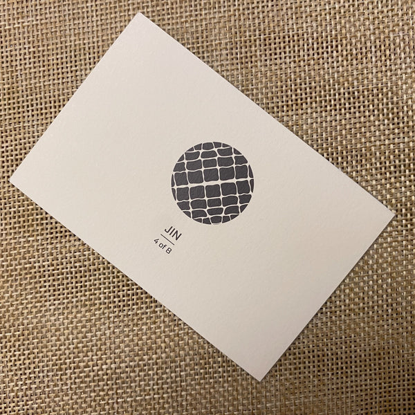 BTS JIN 4/8 [The Wings Tour 2017 Live Trilogy] Official Mini Photocard / Gift