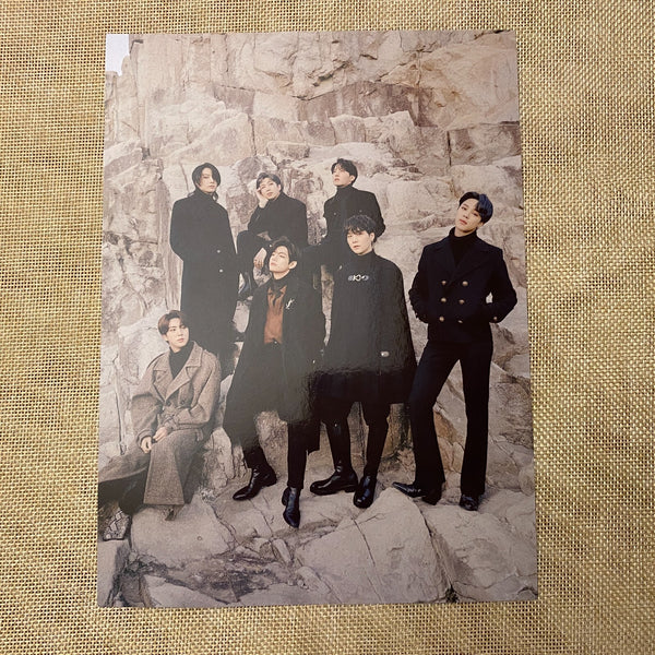 BTS GROUP [2021 Winter Package] Official Mini Poster Set (2ea) / New, Rare /+G