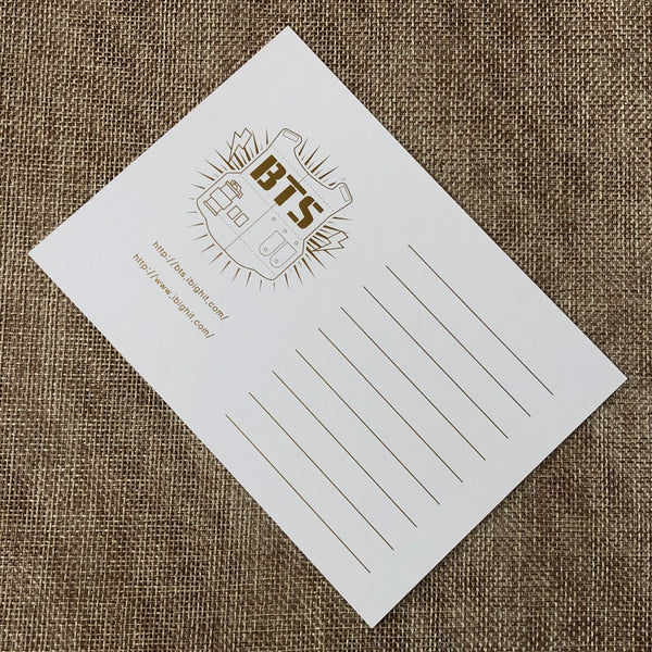BTS GROUP [ 2 Cool 4 Skool ] Official Postcard Photocard / New / Gift