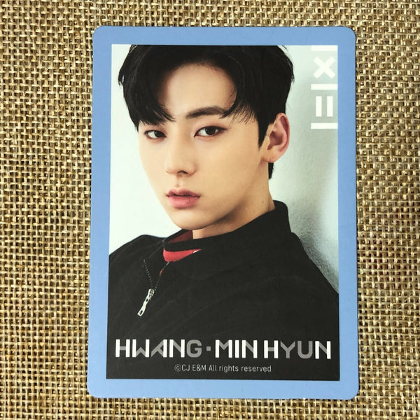 WANNA ONE HWANG MINHYUN [ TO BE ONE ] Official Photocard, Sky ver. / New / Gift