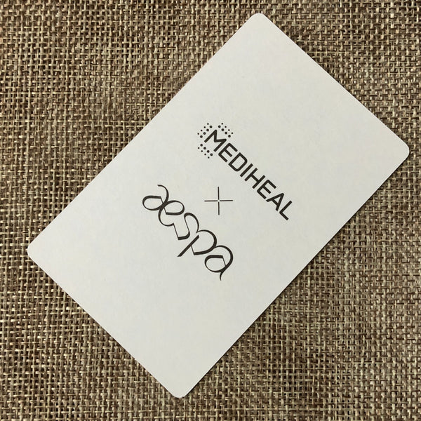 AESPA WINTER #2 [ MEDIHEAL ] Official Photocard, SM TOWN / New / Gift
