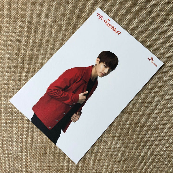 BTS JUNGKOOK [ SKT ] Official Postcard Photocard, Limited / New, Rare / Gift