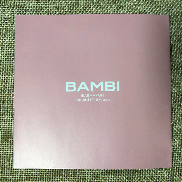 EXO BAEKHYUN [BAMBI Album] Jewel Case Dreamy Ver. / CD + Booklet, No PC / Gift