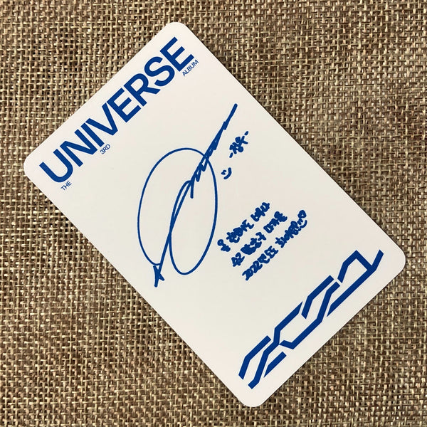 NCT 2021 JUNGWOO [ UNIVERSE ] Official Photocard, Jewel Case Ver. / New / Gift