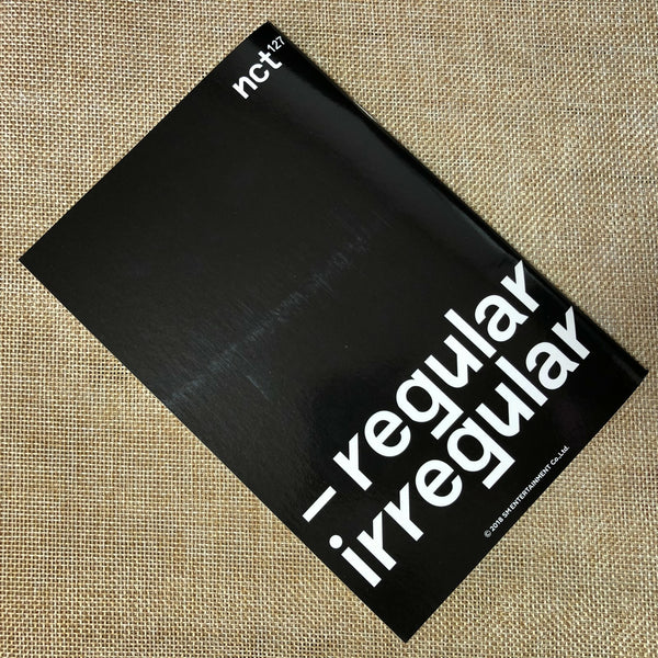 NCT 127 JOHNNY [ Regular-Irregular ] Official Mini Notebook / New / Gift