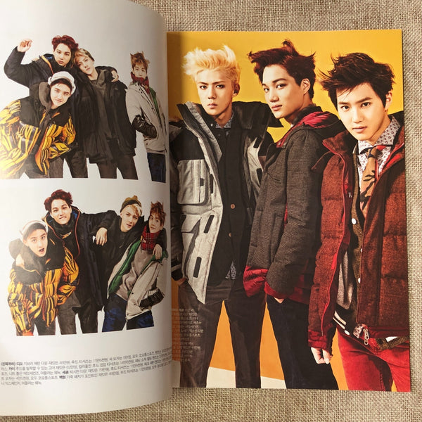 EXO [ KOLON SPORT WITH EXO-K Magazine ] / Good Condition / Gift