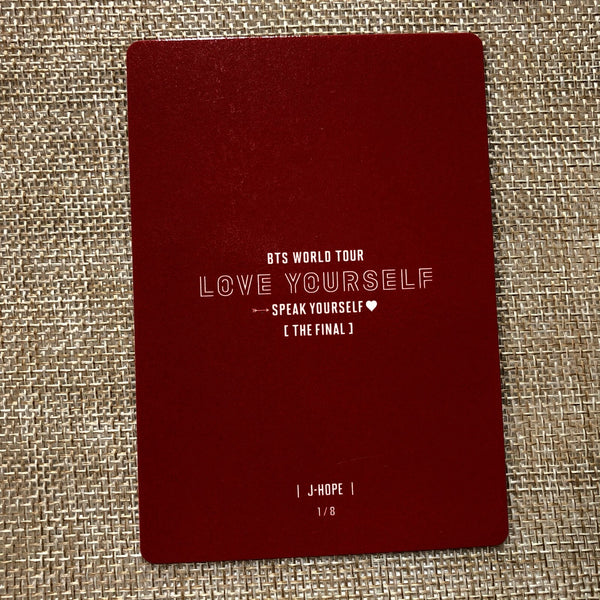 BTS J-HOPE 1/8 [ Speak Yourself The Final ] Official Mini Photocard / New / Gift