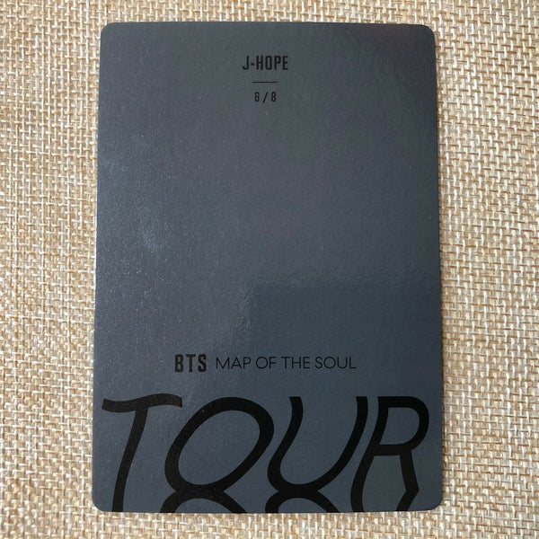 BTS J-HOPE 6/8 [ Map Of The Soul Tour ] Official Mini Photocard / New / Gift
