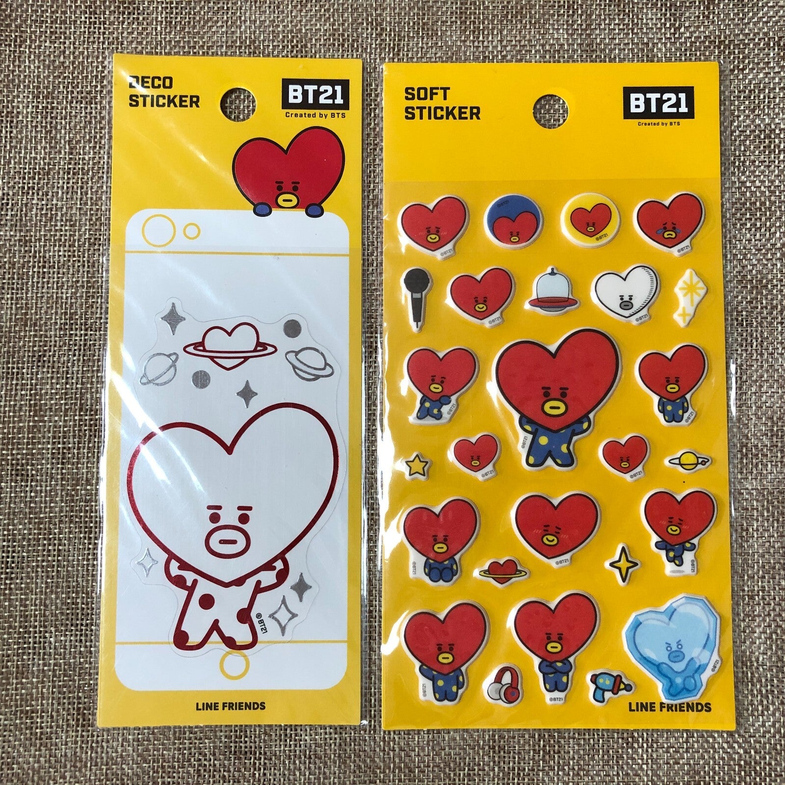 BTS [ BT21 TATA Line Fiends ] Official Deco Sticker Set / New / Gift