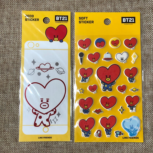 BTS [ BT21 TATA Line Fiends ] Official Deco Sticker Set / New / Gift