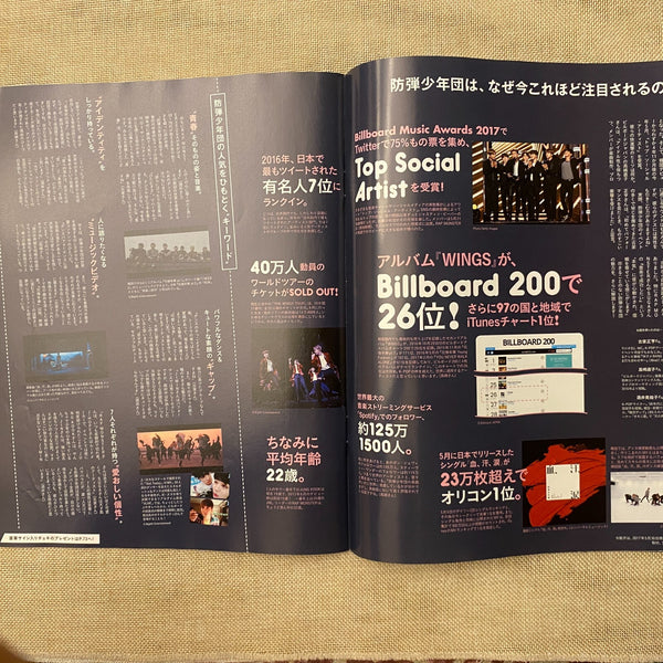 BTS News [ 2017 ANAN Magazine, Japanese ] July 25th Special Edition / New / Gift