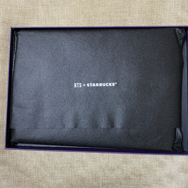 BTS x Starbucks 2020 / Tartan Check Pouch, Size Small / Official / New, Rare /+G