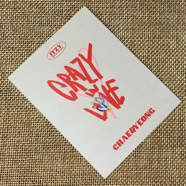ITZY CHAERYEONG #1 [CRAZY IN LOVE] Official Polaroid Photocard, 1st Album / Gift