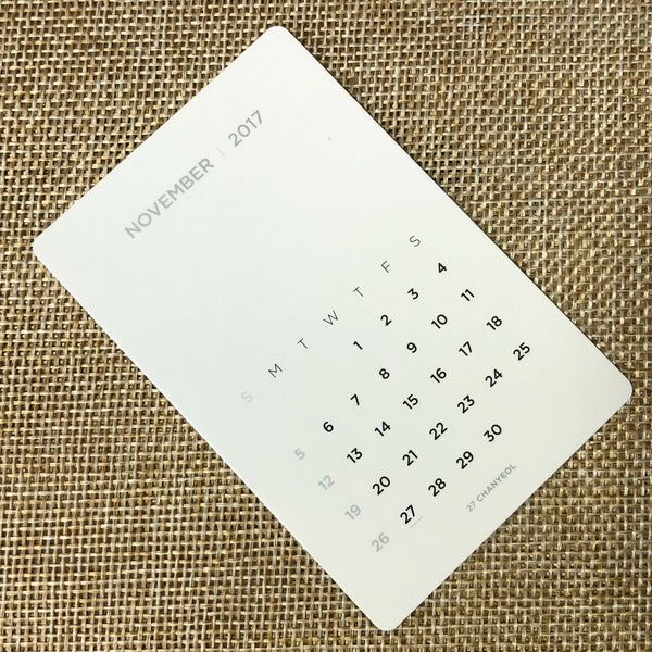 EXO GROUP #2 [2017 Season's Greetings] Official Mini Calendar Photocard / Gift