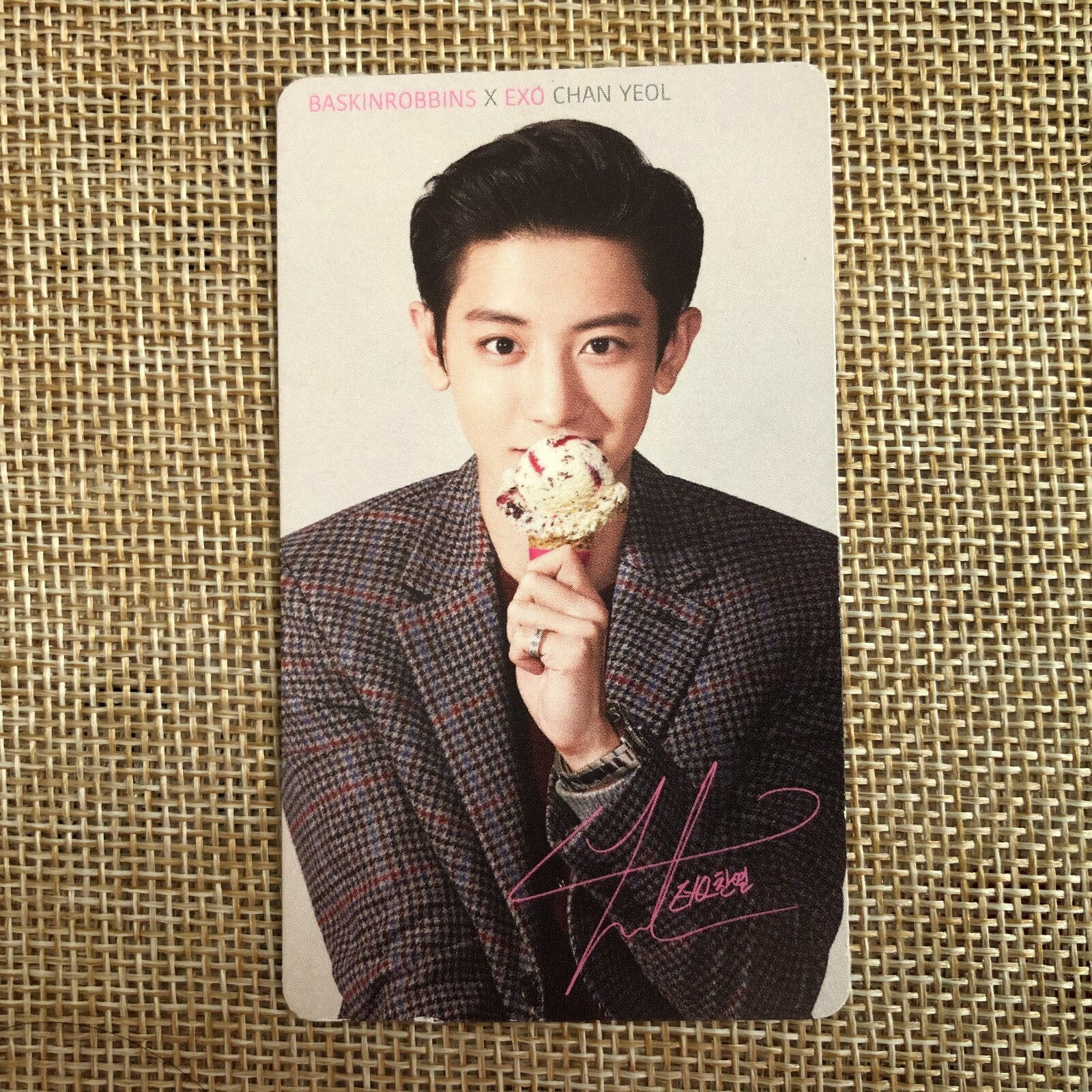 EXO CHANYEOL [ Baskin Robbins ] Official Photocard, EXO-K / New / Gift
