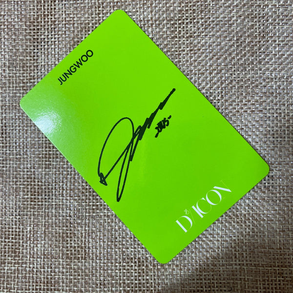 NCT 127 JUNGWOO #14 [2019 Dicon 101 Custom Book] Official Photocard / New / Gift