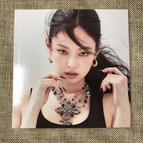 BLACKPINK JENNIE [ THE ALBUM ] Official Postcard, Ver. 2 / New / Gift
