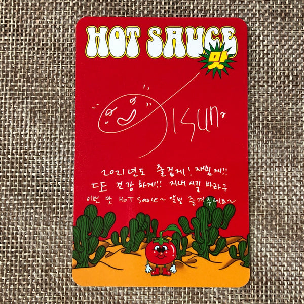 NCT DREAM JISUNG [ HOT SAUCE ] Official Photocard, Crazy Ver / New / Gift