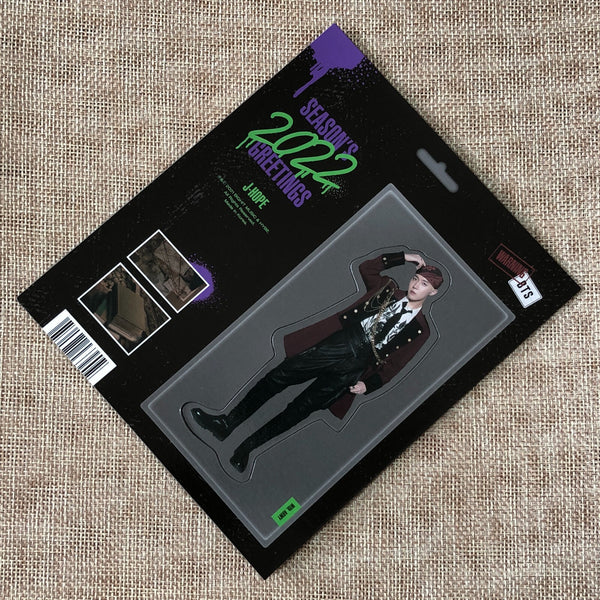 BTS J-HOPE [ 2022 Season's Greetings ] Official Paper Magnet / New / Gift