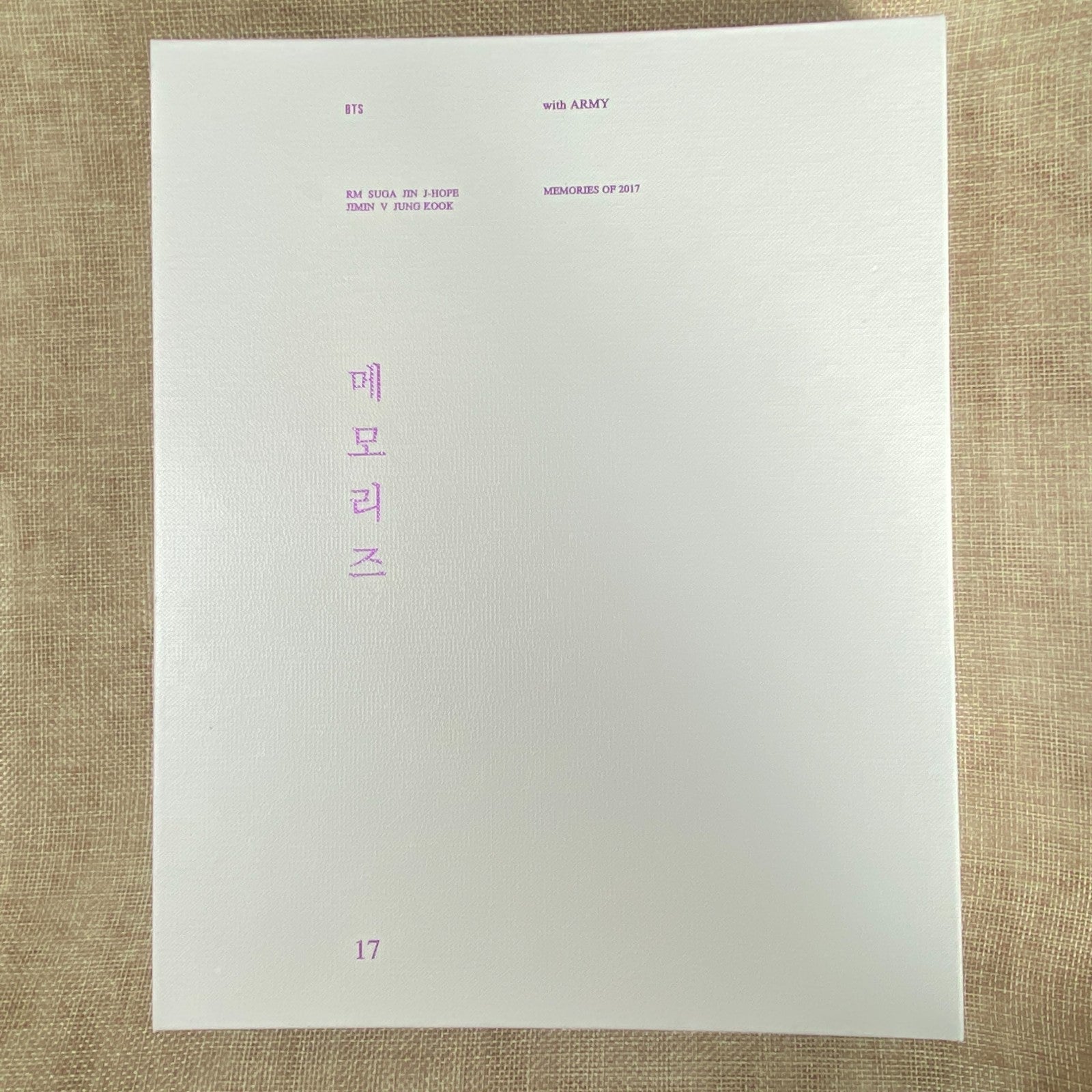 BTS [ Memories of 2017 ] Official DVD Set, Korean, No PC / Mint, Rare / Gift