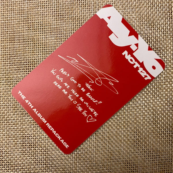 NCT 127 MARK [ Ay-Yo ] Official Photocard, Digipack Ver. / New, Rare / Gift