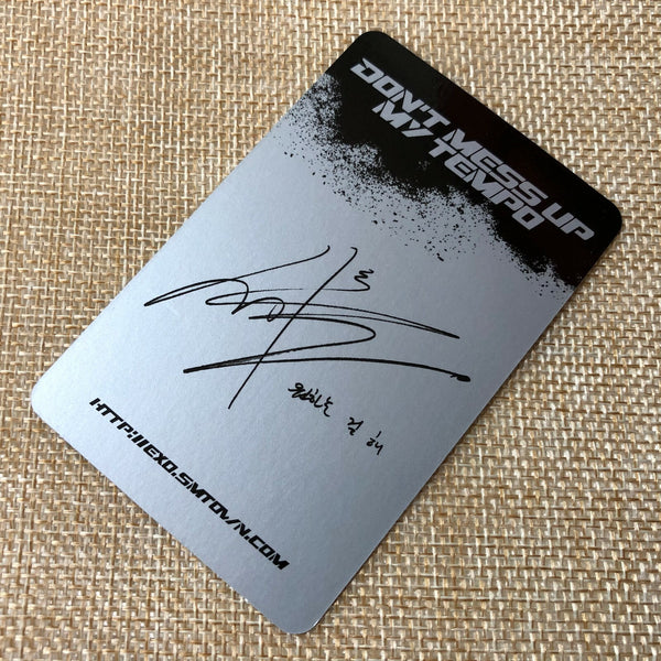 EXO SEHUN [Don't mess up My Tempo] Official Photocard, Moderato 5th Album / Gift