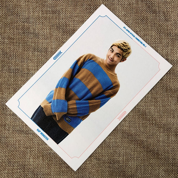 BTS RM [ JAPAN OFFICIAL FANMEETING VOL.3 ] Postcard Set / New / Gift
