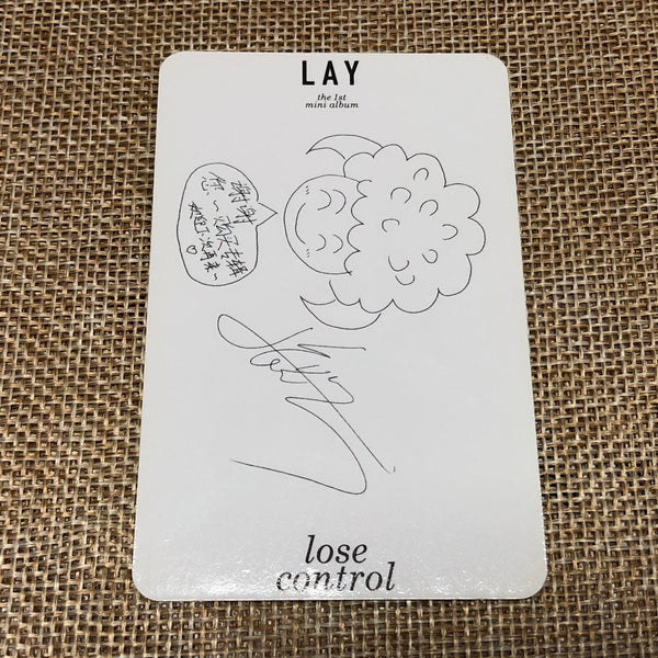 EXO LAY #2 [ Lose Control ] Official Photocard / New, Rare / Gift