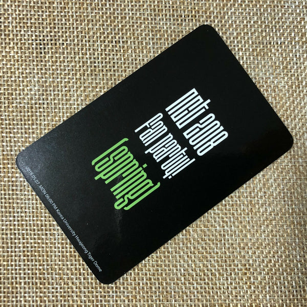 NCT 2018 JUNGWOO [ FAN PARTY SPRING ] Official Limited Photocard / New / Gift