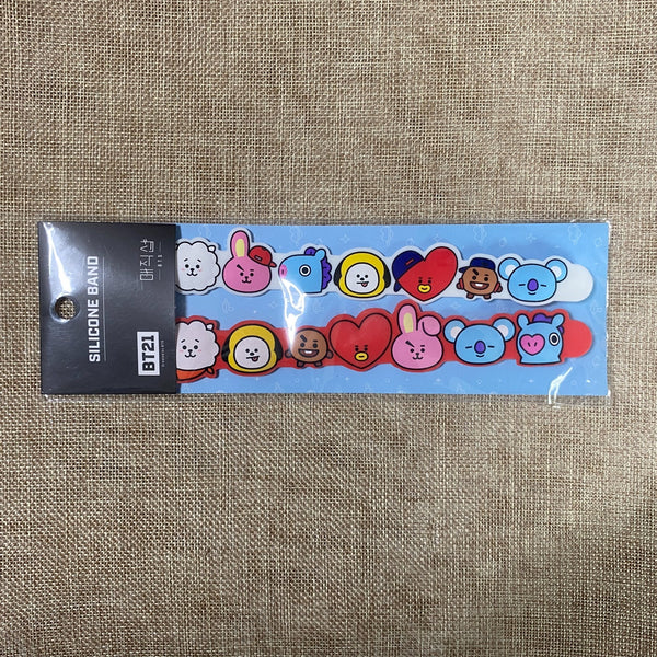 BTS BT21 GROUP [ Silicone Band Set ] Official Goods / New, Rare / Gift