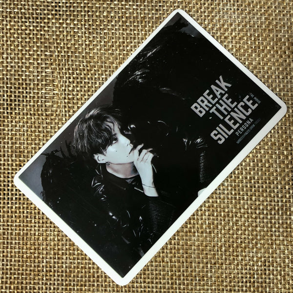 BTS SUGA #2 [ Break The Silence Movie ] Official Ticket Photocard / New / Gift