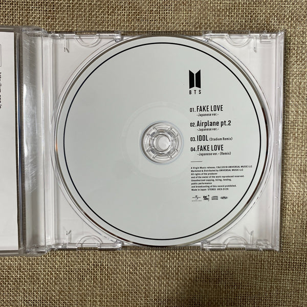 BTS [ Fake Love Airplane pt.2 ] Official CD, Japan / New, Rare / Gift