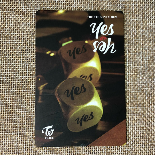 TWICE JIHYO #2 [ YES or YES Pre-Order ] Official Photocard / New / Gift