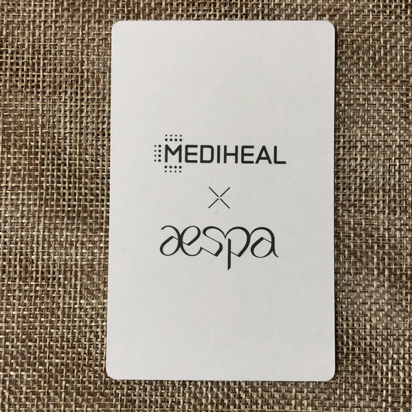 AESPA NINGNING #2 [ MEDIHEAL ] Official Photocard, SM TOWN / New / Gift