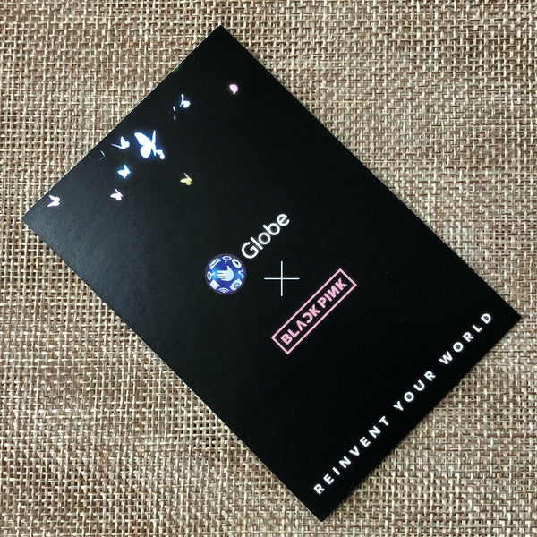 BLACKPINK ROSE [ Globe X BLACKPINK ] Official Photocard / New / Gift