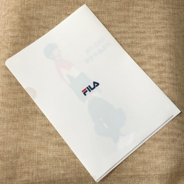 BTS V [ FILA ] Official Clear File Holder / New, Rare / Gift