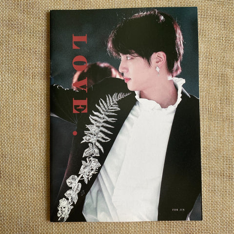 BTS JIN [LOVE Exhibition] Photobook FOR JIN, 20 pages 15x18cm / New, Rare / Gift