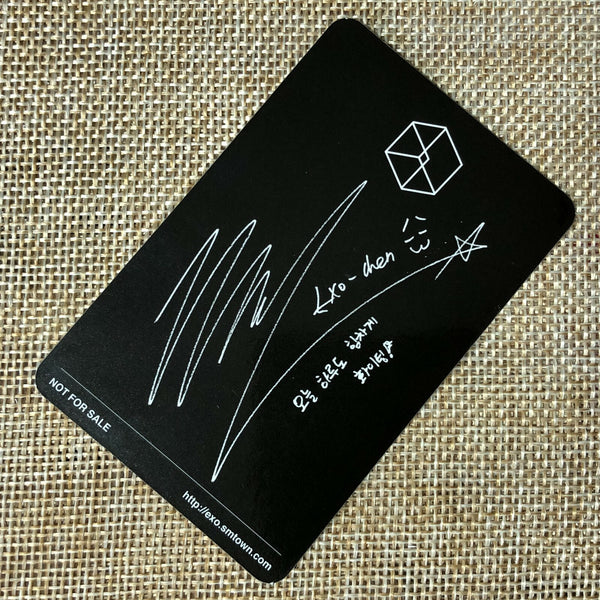 EXO CHEN [ EXODUS ] Official Photocard, 2nd Album Chinese Ver / New / Gift
