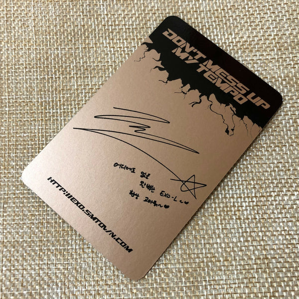 EXO CHEN [Don't mess up My Tempo] Official Photocard, Andante 5th Album / Gift