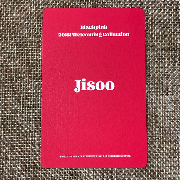 BLACKPINK JISOO #6 [ 2022 Welcoming Collection ] Official Photocard / New / Gift