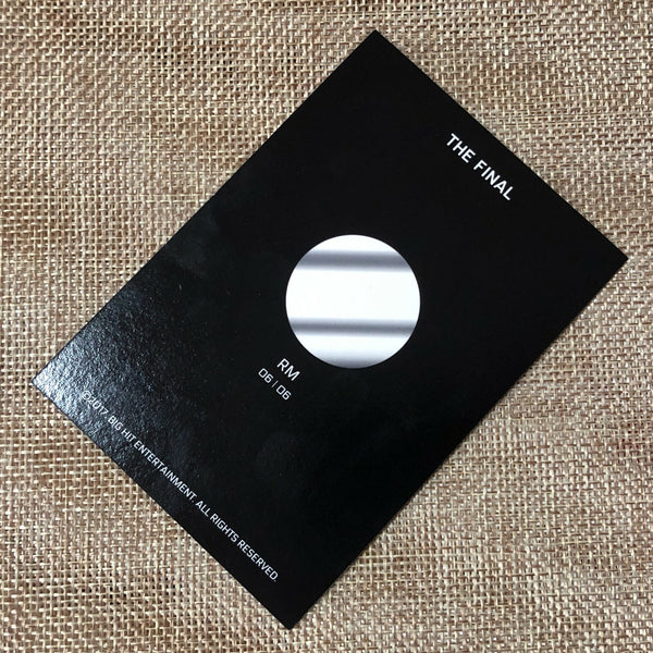 BTS RM 6/6 [ The Wings Tour Final Concert ] Official Mini Photocard / New / Gift