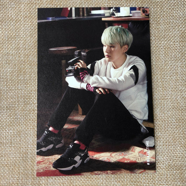 BTS SUGA [ PUMA Blaze Time ] Official Photocard Post card, Photo / New / Gift